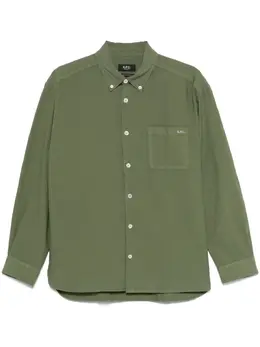 A.P.C.: Зелёная рубашка 