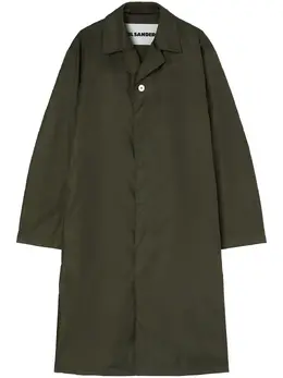 Jil Sander: Плащ на пуговицах 