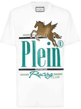 Philipp Plein: Белая футболка 