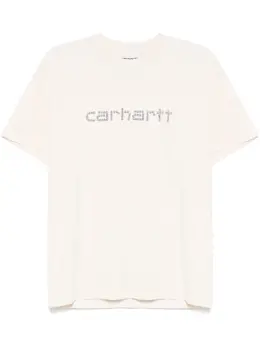Carhartt WIP: Светлая футболка  Script