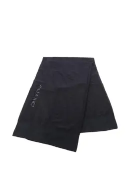 CHANEL Pre-Owned: Чёрный шарф 