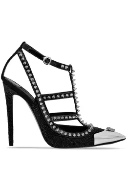 Philipp Plein: Чёрные туфли  Skull