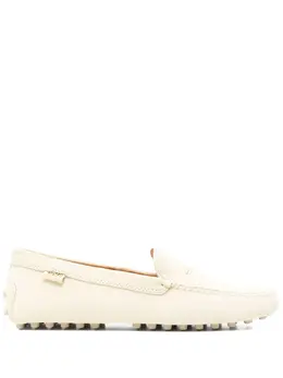 Tod's: Светлые лоферы  Gommino