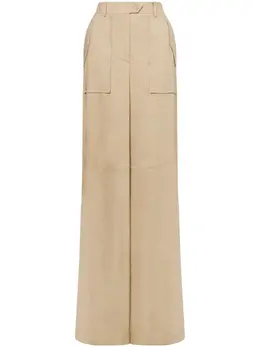 Alberta Ferretti: Брюки с разрезом 