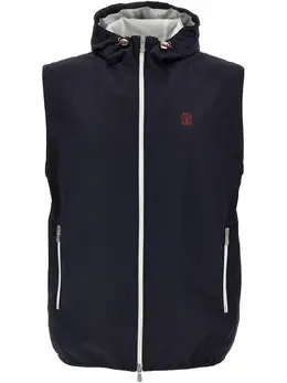 Brunello Cucinelli: Синий жилет 
