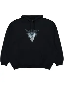 VETEMENTS: Чёрная толстовка 