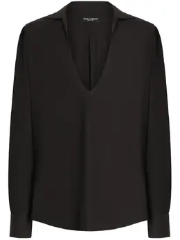 Dolce & Gabbana: Рубашка с английским воротником 