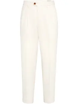 Brunello Cucinelli: Белые брюки 