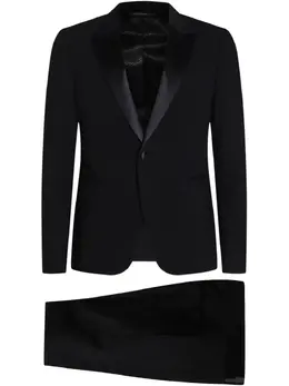 Emporio Armani: Атласный костюм 