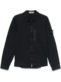 Stone Island: Синяя рубашка  Compass
