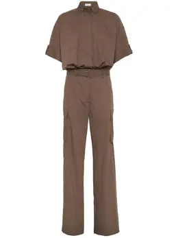 Brunello Cucinelli: Коричневый комбинезон 