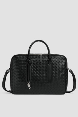 Bottega Veneta: Чёрная сумка 