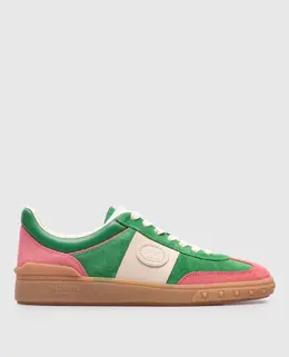 Valentino: Зелені кросівки 