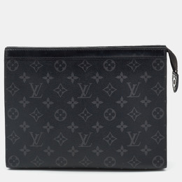 Louis Vuitton: Чёрная сумка  Pochette