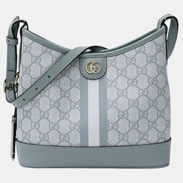 Gucci: Голубая сумка  Ophidia GG