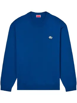 Kenzo: Голубой свитер 