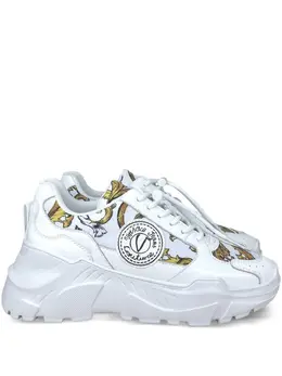 Versace Jeans Couture: Белые кроссовки 