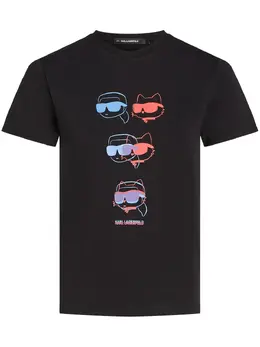 Karl Lagerfeld: Чёрная футболка 