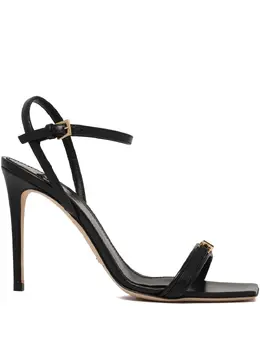 Elisabetta Franchi: Чёрные сандалии 