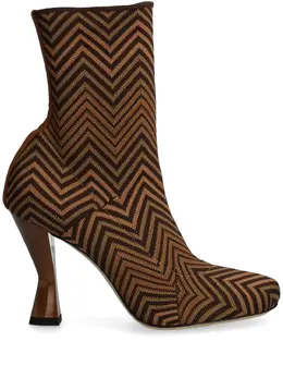Missoni: Коричневые ботинки 