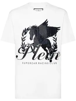 Philipp Plein: Белая футболка 