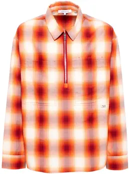 Maison Kitsuné: Оранжевая рубашка 