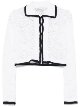 Blumarine: Трикотажный кардиган 