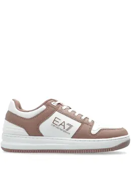 Ea7 Emporio Armani: Розовые кроссовки 