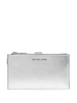 Michael Michael Kors: Серебристый кошелёк 