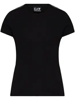 Ea7 Emporio Armani: Чёрная футболка 