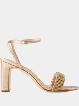 Loeffler Randall: Бежевые сандалии 