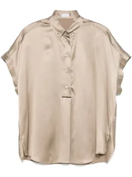 Brunello Cucinelli: Атласная блуза 