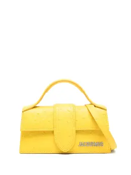 Jacquemus: Жёлтая сумка через плечо  Le Bambino