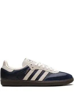 adidas: Синие кроссовки  Samba