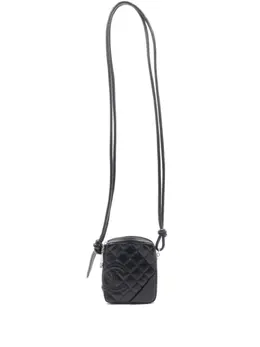 CHANEL Pre-Owned: Чёрная сумка через плечо 