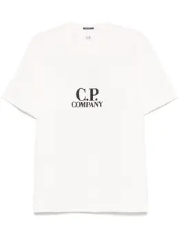 C.P. Company: Футболка с вышивкой 