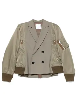 sacai: Двубортная куртка 