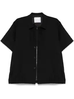 sacai: Рубашка с коротким рукавом 