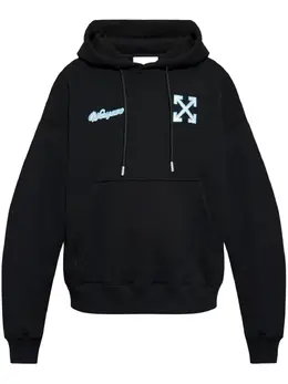 Off-White: Чёрная толстовка  Arrows