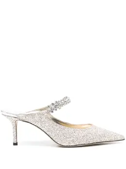 Jimmy Choo: Бежевые сабо  Bing