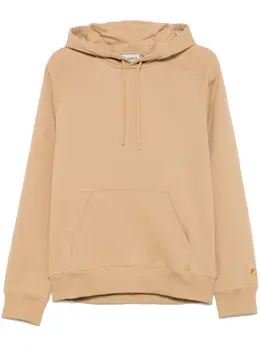Carhartt WIP: Коричневая толстовка  Chase