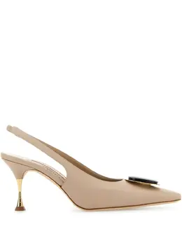Manolo Blahnik: Бежевые туфли 