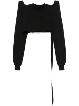 Rick Owens DRKSHDW: Чёрный свитшот 