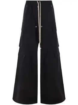 Rick Owens DRKSHDW: Чёрные брюки  Cargo