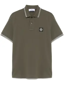 Stone Island: Зелёное поло 