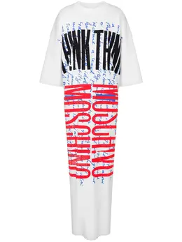 Moschino: Длинная футболка 