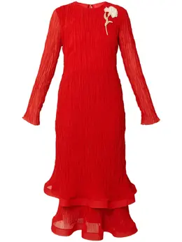 ERDEM: Платье с длинным рукавом 