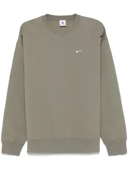 Nike: Зелёный свитшот  Solo Swoosh