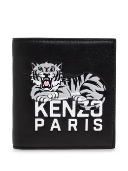 Kenzo: Чёрный кошелёк  Tiger
