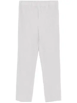 Homme Plissé Issey Miyake: Светлые брюки 